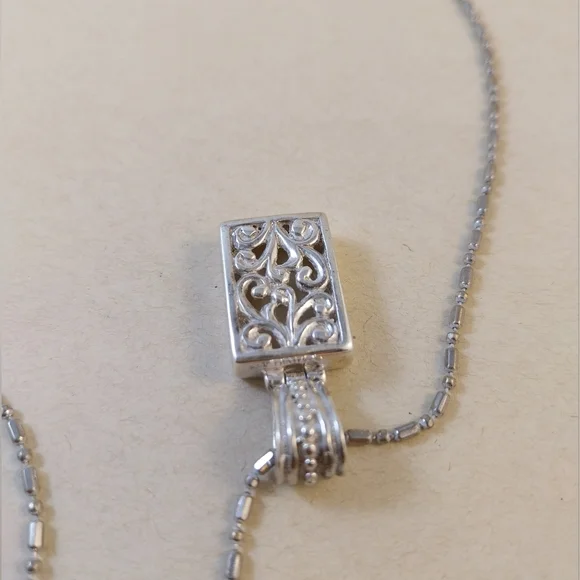 Sterling Silver Pendant & 18KGF Necklace - Picture 8 of 16